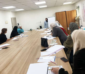 The Garment Production \ Sketching Course starts in Amman with 60 Trainees